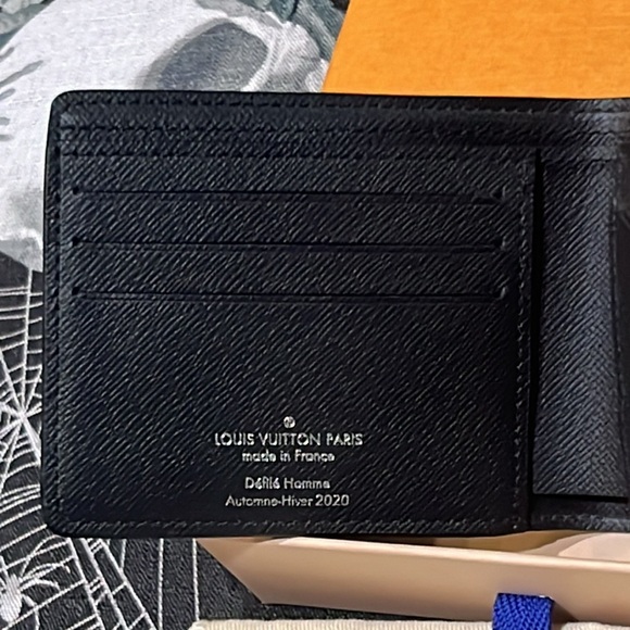 NWT LOUIS VUITTON DISTORTED DAMIER MULTIPLE MENS WALLET VERY RARE M80171 SP5210 - Picture 5 of 11